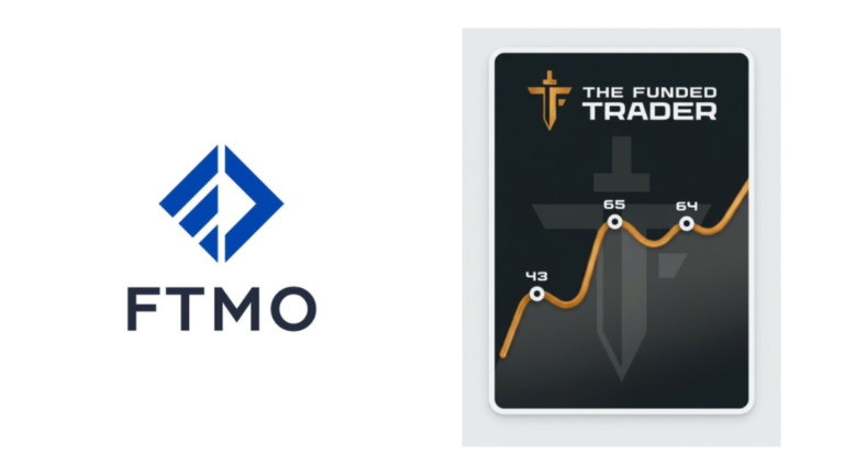 FTMO vs The Funded Trader comparison showing challenge rules, payouts and trader features in 2026