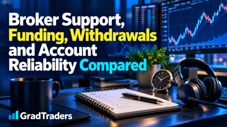 Broker Support, Funding, Withdrawals and Account Reliability Compared